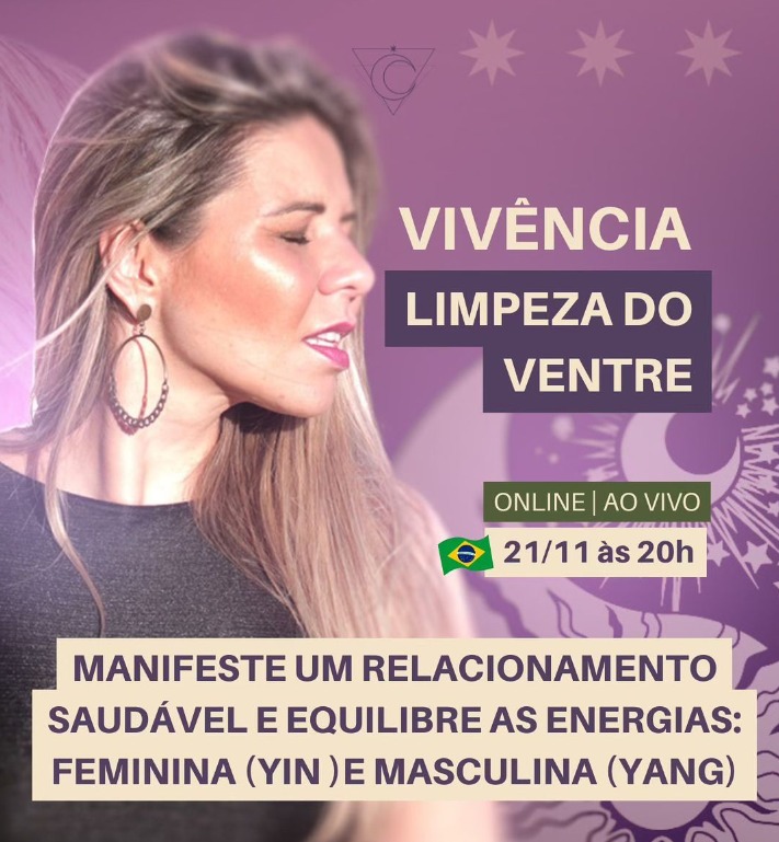 Vivência Limpeza do Vente - Manifeste um amor saudável e equilibre o Yin e Yang